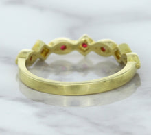 Load image into Gallery viewer, 0.20ctw Ruby Alternating Marquise Ring in 14K Yellow Gold