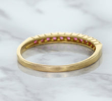 Load image into Gallery viewer, 0.35ctw Round Pink Sapphire Ring in 18K Rose Gold