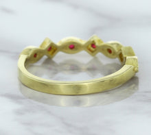 Load image into Gallery viewer, 0.20ctw Ruby Alternating Marquise Ring in 14K Yellow Gold