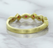 Load image into Gallery viewer, 0.20ctw Ruby Alternating Marquise Ring in 14K Yellow Gold