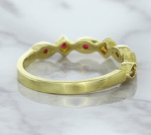 Load image into Gallery viewer, 0.20ctw Ruby Alternating Marquise Ring in 14K Yellow Gold