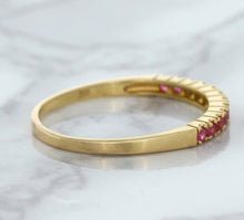 Load image into Gallery viewer, 0.35ctw Round Pink Sapphire Ring in 18K Rose Gold