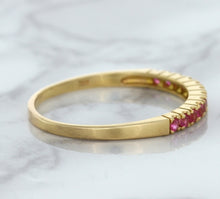 Load image into Gallery viewer, 0.35ctw Round Pink Sapphire Ring in 18K Rose Gold