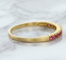 Load image into Gallery viewer, 0.35ctw Round Pink Sapphire Ring in 18K Rose Gold