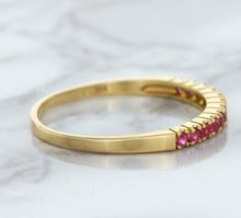 Load image into Gallery viewer, 0.35ctw Round Pink Sapphire Ring in 18K Rose Gold