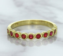 Load image into Gallery viewer, 0.30ctw Round Ruby Ring in 14K Yellow Gold