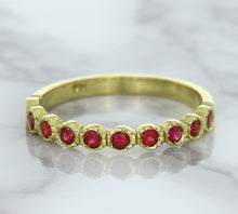 Load image into Gallery viewer, 0.30ctw Round Ruby Ring in 14K Yellow Gold