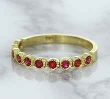 Load image into Gallery viewer, 0.30ctw Round Ruby Ring in 14K Yellow Gold