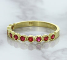 Load image into Gallery viewer, 0.30ctw Round Ruby Ring in 14K Yellow Gold