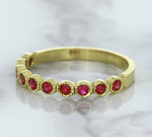Load image into Gallery viewer, 0.30ctw Round Ruby Ring in 14K Yellow Gold