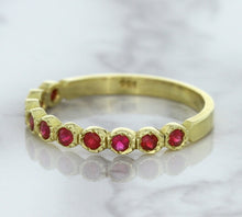 Load image into Gallery viewer, 0.30ctw Round Ruby Ring in 14K Yellow Gold