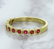 Load image into Gallery viewer, 0.30ctw Round Ruby Ring in 14K Yellow Gold