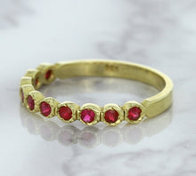 Load image into Gallery viewer, 0.30ctw Round Ruby Ring in 14K Yellow Gold