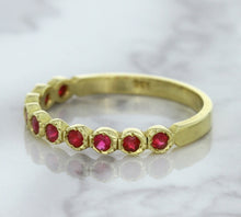 Load image into Gallery viewer, 0.30ctw Round Ruby Ring in 14K Yellow Gold