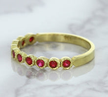 Load image into Gallery viewer, 0.30ctw Round Ruby Ring in 14K Yellow Gold