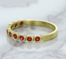 Load image into Gallery viewer, 0.30ctw Round Ruby Ring in 14K Yellow Gold