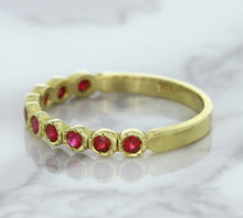 Load image into Gallery viewer, 0.30ctw Round Ruby Ring in 14K Yellow Gold