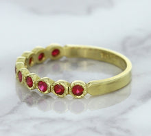 Load image into Gallery viewer, 0.30ctw Round Ruby Ring in 14K Yellow Gold