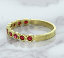 Load image into Gallery viewer, 0.30ctw Round Ruby Ring in 14K Yellow Gold