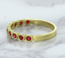 Load image into Gallery viewer, 0.30ctw Round Ruby Ring in 14K Yellow Gold