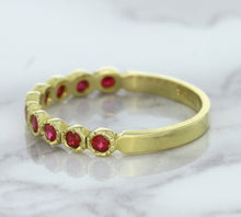 Load image into Gallery viewer, 0.30ctw Round Ruby Ring in 14K Yellow Gold