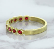 Load image into Gallery viewer, 0.30ctw Round Ruby Ring in 14K Yellow Gold