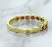 Load image into Gallery viewer, 0.30ctw Round Ruby Ring in 14K Yellow Gold