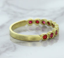 Load image into Gallery viewer, 0.30ctw Round Ruby Ring in 14K Yellow Gold
