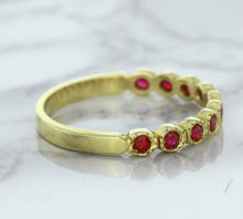 Load image into Gallery viewer, 0.30ctw Round Ruby Ring in 14K Yellow Gold