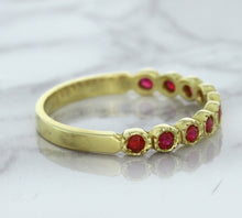 Load image into Gallery viewer, 0.30ctw Round Ruby Ring in 14K Yellow Gold