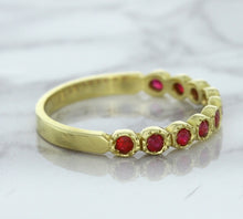 Load image into Gallery viewer, 0.30ctw Round Ruby Ring in 14K Yellow Gold