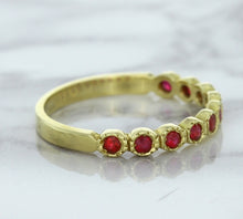 Load image into Gallery viewer, 0.30ctw Round Ruby Ring in 14K Yellow Gold