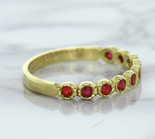 Load image into Gallery viewer, 0.30ctw Round Ruby Ring in 14K Yellow Gold