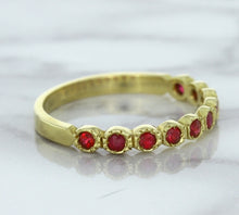 Load image into Gallery viewer, 0.30ctw Round Ruby Ring in 14K Yellow Gold