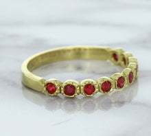Load image into Gallery viewer, 0.30ctw Round Ruby Ring in 14K Yellow Gold