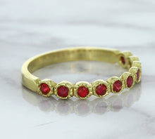 Load image into Gallery viewer, 0.30ctw Round Ruby Ring in 14K Yellow Gold
