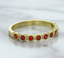 Load image into Gallery viewer, 0.30ctw Round Ruby Ring in 14K Yellow Gold