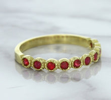 Load image into Gallery viewer, 0.30ctw Round Ruby Ring in 14K Yellow Gold