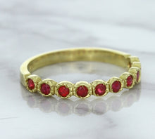 Load image into Gallery viewer, 0.30ctw Round Ruby Ring in 14K Yellow Gold