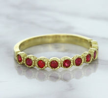 Load image into Gallery viewer, 0.30ctw Round Ruby Ring in 14K Yellow Gold