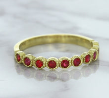 Load image into Gallery viewer, 0.30ctw Round Ruby Ring in 14K Yellow Gold