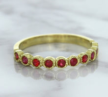 Load image into Gallery viewer, 0.30ctw Round Ruby Ring in 14K Yellow Gold