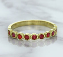 Load image into Gallery viewer, 0.30ctw Round Ruby Ring in 14K Yellow Gold