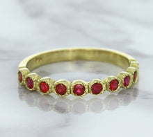 Load image into Gallery viewer, 0.30ctw Round Ruby Ring in 14K Yellow Gold