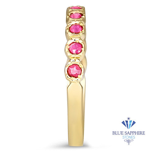 0.30ctw Round Ruby Ring in 14K Yellow Gold