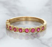 Load image into Gallery viewer, 0.26ctw Round Pink Sapphire Ring in 14K Rose Gold