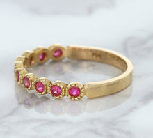 Load image into Gallery viewer, 0.26ctw Round Pink Sapphire Ring in 14K Rose Gold