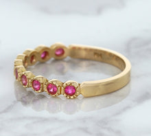 Load image into Gallery viewer, 0.26ctw Round Pink Sapphire Ring in 14K Rose Gold
