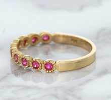 Load image into Gallery viewer, 0.26ctw Round Pink Sapphire Ring in 14K Rose Gold