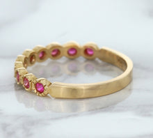 Load image into Gallery viewer, 0.26ctw Round Pink Sapphire Ring in 14K Rose Gold